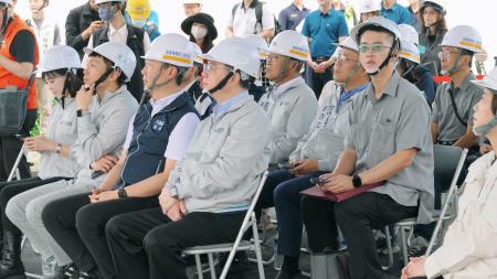 2026年5月16日行政院長卓榮泰視察高速鐵路屏東車站特定區路段臺鐵改善暨六塊厝車站遷建建設計畫進度