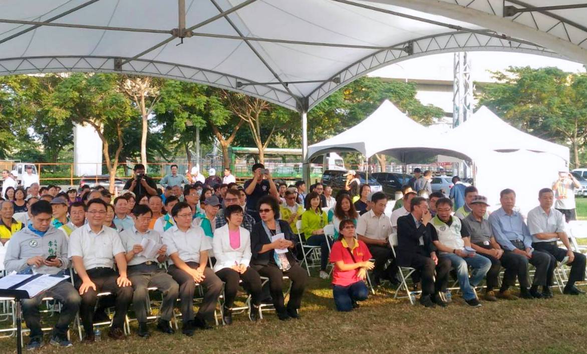 高雄市政府27日舉行青埔溝水質淨化現地處理工程動土典禮.jpg