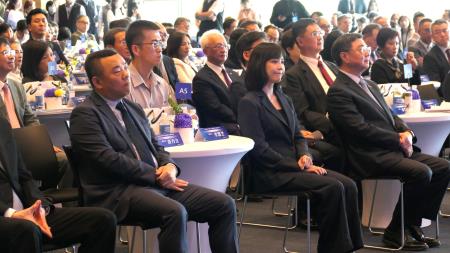 2026年7月24日行政院長卓榮泰出席亞洲資產管理中心高雄專區成立週年記者會