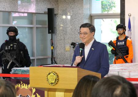 「帝詩號遊艇走私愷他命毒品案」記者會