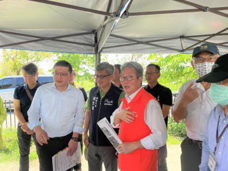 行政院政務委員兼工程會主任委員陳金德今（23）日率隊視察「國道7號高雄路段新建工程」_4