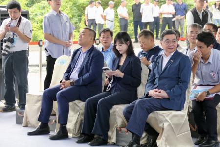 「荖濃溪（里嶺）伏流水工程竣工典禮」