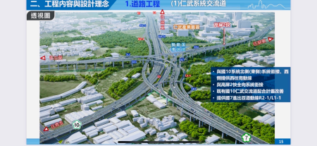 行政院政務委員兼工程會主任委員陳金德今（23）日率隊視察「國道7號高雄路段新建工程」_9