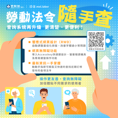 附圖_勞動法令隨手查_查詢系統再升級_更清楚_更便利.png