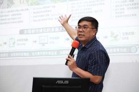 環境部長彭啓明說明國土綠蔭政策，強調由下而上凝聚社會共識。.jpg