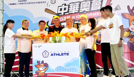 許乃文執行長今(13)日出席中華奧會「小小英雄運動會」活動。