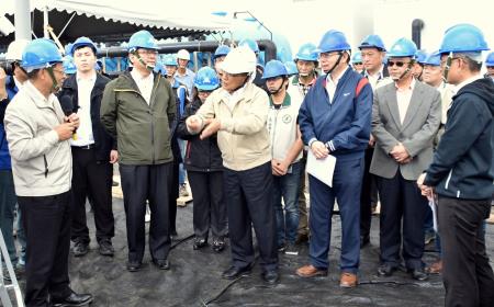 行政院長蘇貞昌視察「前瞻基礎建設(水環境)─離島地區供水改善計畫」