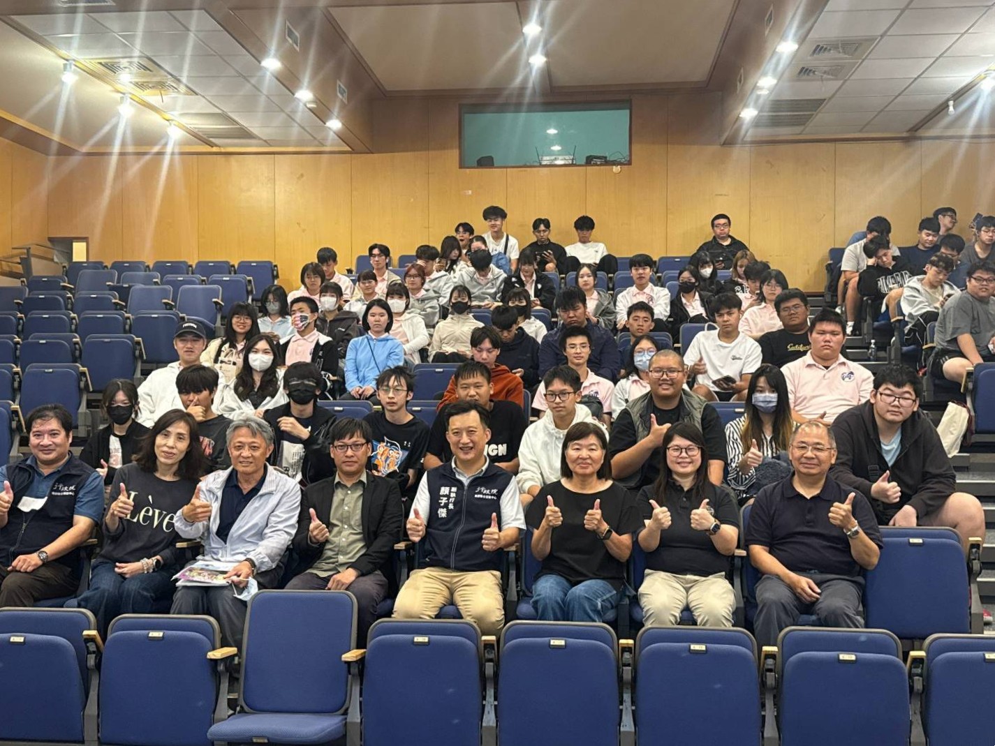 南服中心攜手澎科大 近百位青年進職場前掌握勞動權益