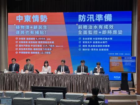 內政部次長董建宏說明都市計畫區雨水下水道防汛整備工作